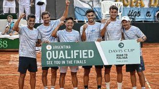 Argentina tendrá que viajar a Inglaterra en septiembre para afrontar la fase de grupos de la Copa Davis.