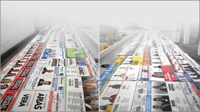 Todas las boletas quie estarán este domingo en el cuarto oscuro