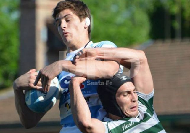 Justo Ordano fue el autor de dos ensayos en el clásico frente a Santa Fe Rugby que le ganó a CRAI 31-3.