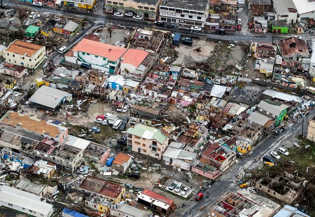El huracán Irma destruyó el 95% de la Isla de San Martín