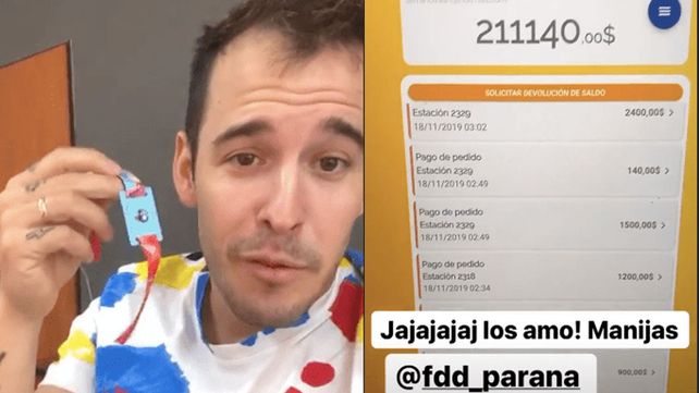 FDD 2019: Por error les acreditaron 250 mil pesos para consumir