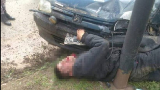 Un carnicero persiguió a delincuentes con su auto, atropelló a uno de ellos y lo mató