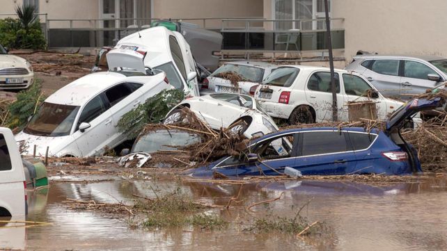Las impactantes imágenes de la fuerte inundación en Mallorca