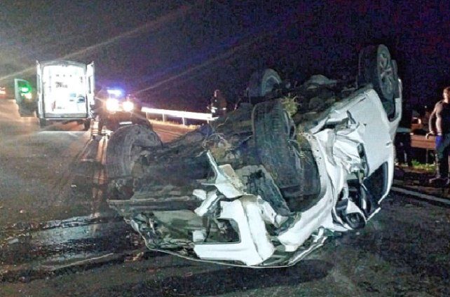 Murió beba de 10 meses que estaba grave tras vuelco en ruta 12.