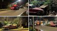 Paraná: escape de gas tras chocar alcoholizado una casilla