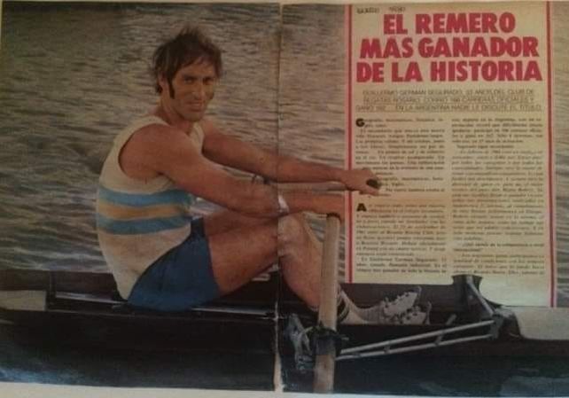 Murió Germán Segurado, el remero rosarino récord nacional