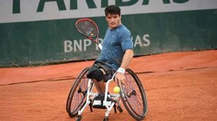 Gustavo Fernández perdió la final de tenis adaptado en Roland Garros