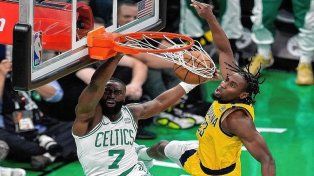Boston Celtics sufrió más de la cuenta para doblegar a Indiana Pacers en la primera final de la Conferencia Este.