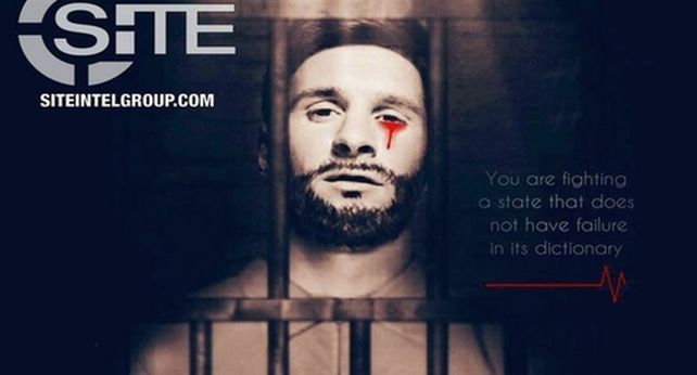 No llores por mí Argentina. La imagen de Messi publicada por EI.