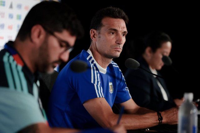 Scaloni habló en la previa al partido con los ingleses.&nbsp;