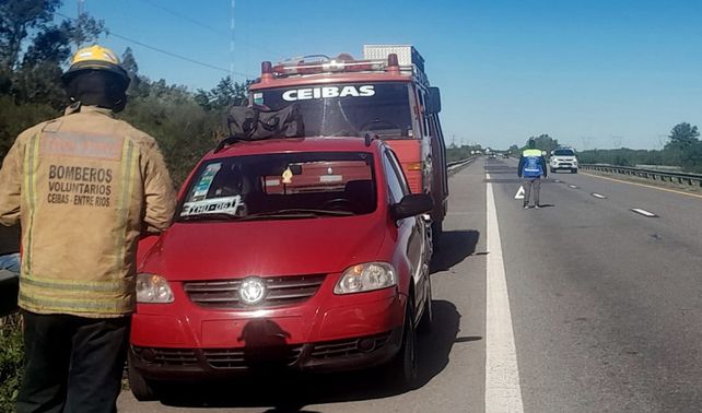Autovía 14: colisión entre dos autos dejó varios heridos