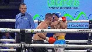 &nbsp;El santafesino Diego Borda (pantalón negro) no pudo con el bonaerense Vildoza en Garín.