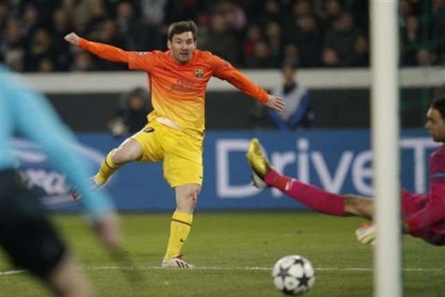 Barcelona empató con el París Saint Germain con un gol de Messi