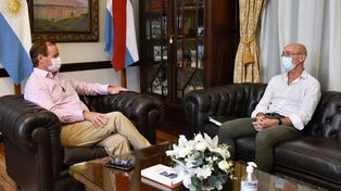 Caja de Jubilaciones apunta a un sistema previsional digital.&nbsp;El gobernador Gustavo Bordet se reunió con el presidente de la Caja de Jubilaciones de Entre Ríos, Edgardo Scarione