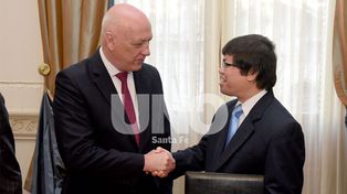 Bonfatti y el embajador de Indonesia dialogaron sobre el Puerto de Santa Fe