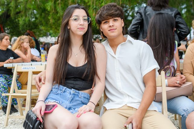 Ailén Saragovi y Maxi Sobrero.  