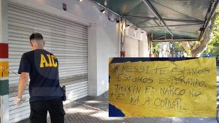 Messi, te estamos esperando, Javkin es narco y no te va a cuidar. Dispararon al menos 14 veces contra el comercio del papá de Antonella Roccuzzo