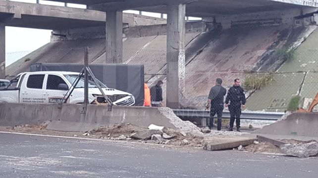 Impresionante accidente en la ruta 168 a la altura de Walmart