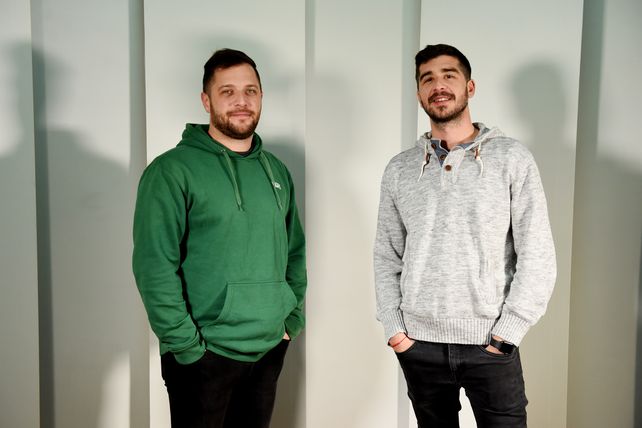 Dos de los cuatro socios de Growcast: Francisco Yuvone y Mariano Rafanelli.