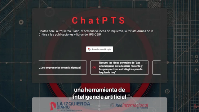 Dirigentes del PTS anunciaron el lanzamiento de la particular plataforma con inteligencia artificial