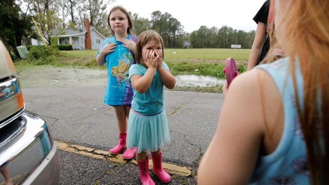 Imágenes del devastador paso del huracán Florence por Carolina del Norte