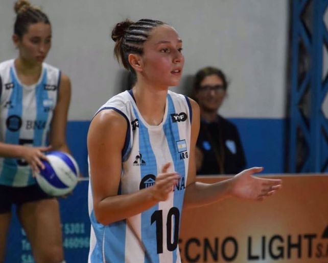 Martina Franco, formada en las inferiores de Red Star de San Lorenzo.