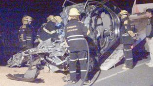 Emanuel Bergoglio está grave tras el accidente que sufrió en la autopista Rosario-Córdoba