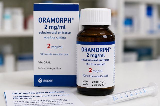 ANMAT prohibió un lote de ORAMORPH 2 mg/ml solución oral: La medida se tomó tras la detección de una unidad falsificada en Esperanza