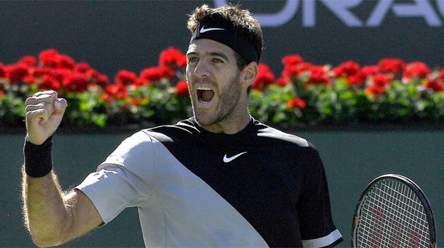 ¡Del Potro campeón! Juan Martín bajó a Federer y se coronó en Indian Wells