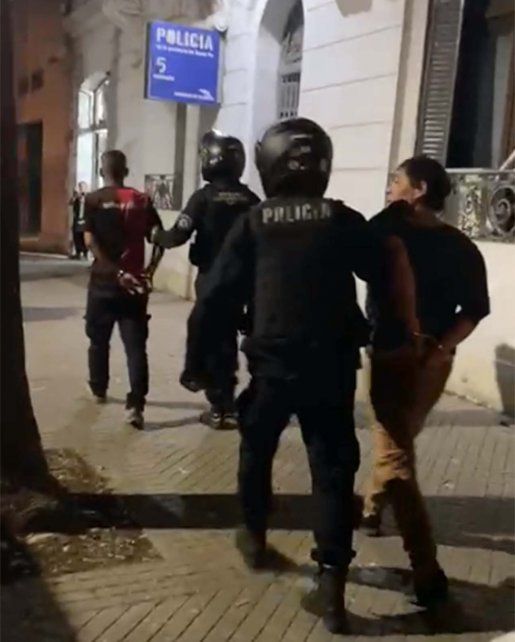 Detenidos por averiguación de antecedentes.&nbsp;