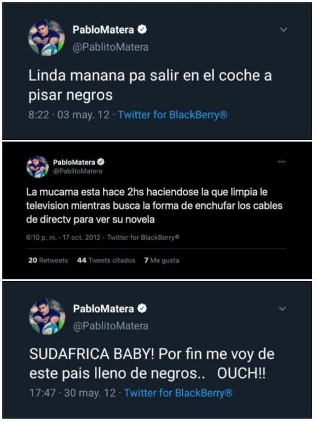 Polémica en redes sociales por mensajes racistas de jugadores de Los Pumas