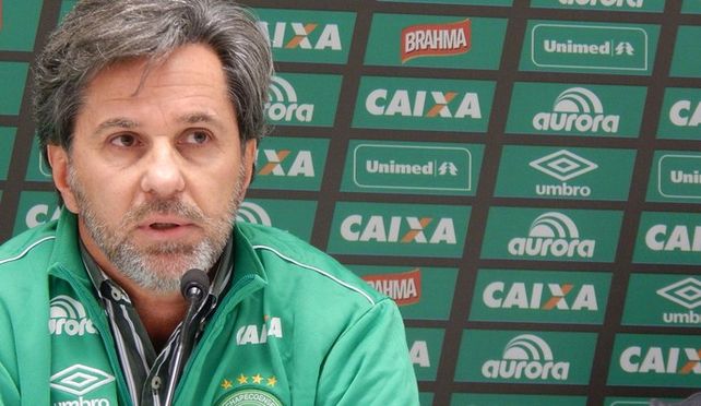 Si muriese mañana, moriría feliz, había dicho el DT del equipo Chapecoense