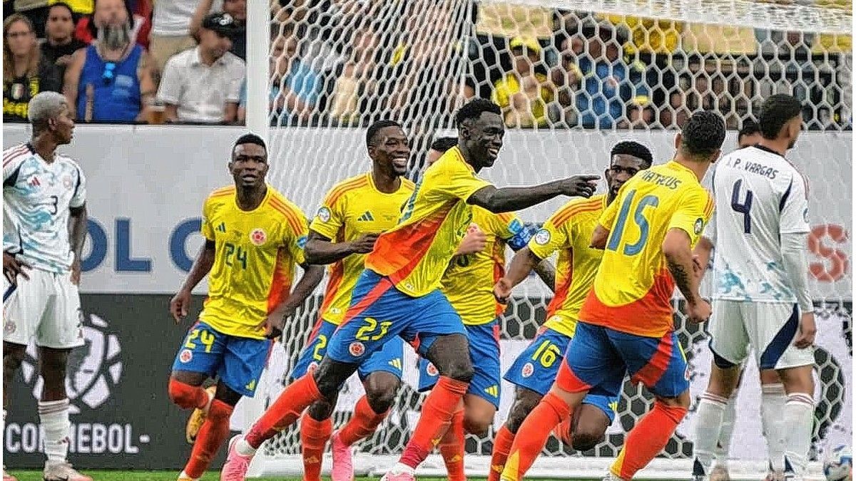 Colombia goleó a Costa Rica y se metió en cuartos de final