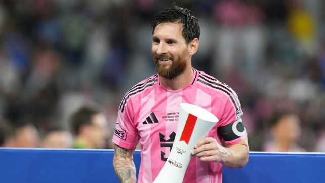Messi animó a la delegación argentina que participa en los Juegos Suramericanos