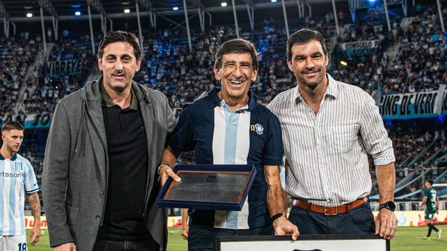 Milito y Costas enviaron un mensaje de unidad en Racing antes de enfrentar a Central.