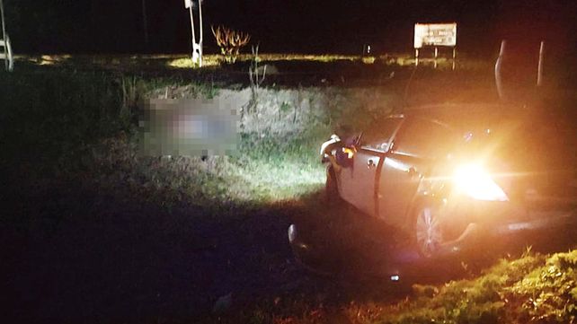 Este domingo por la madrugada se produjo un grave accidente en el kilómetro 130 de la ruta 39. Un hombre falleció al ser despedido del vehículo