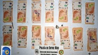 El joven preso tenía casi 150.000 pesos que no pudo justificar y la Policía lo secuestró.