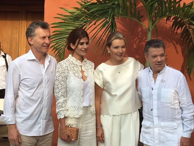 Macri, al llegar a Colombia: Deseamos que este proceso de paz sea un éxito