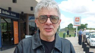 Juanse llegó a Paraná para el show de Ratones Paranoicos