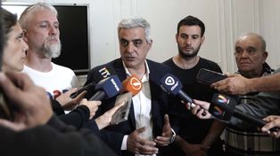 Franco Bartolacci junto a los representantes gremiales de la UNR. Necesitamos que se garantice el presupuesto universitario.&nbsp;