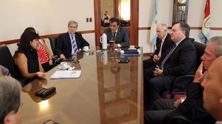 Lewis y Lamberto recibieron a los familiares de María Fernanda Chicco