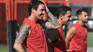 Todo optimismo. La Fiera Rodríguez y Formica, a pura sonrisas en el inicio de la pretemporada.