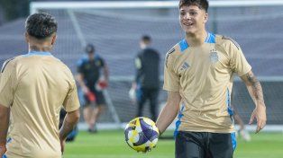 El equipo de Argentina se prepara para jugar este jueves.