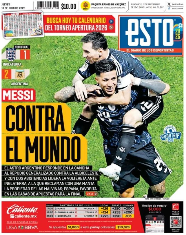 Triunfo de Argentina: las portadas de los principales diarios del mundo