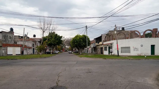 El lugar donde mataron al remisero Benítez.