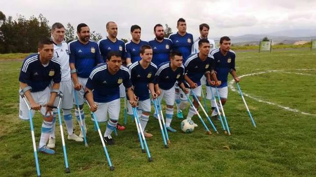 Argentina goleó a Uruguay en el inicio del Sudamericano de fútbol de amputados