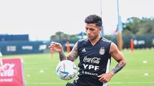 Enzo Fernández y la chance del debut en la Selección.