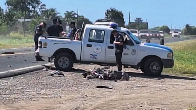 Un motociclista murió en un choque en la ruta 12
