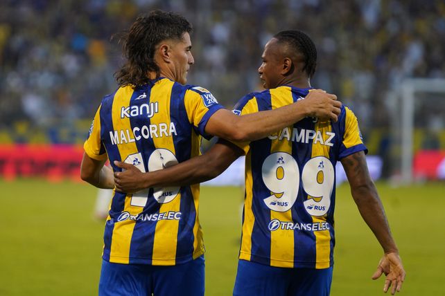 El 10 y el 99. Cuando Ignacio Malcorra y Jaminton Campaz se juntan, Central potencia su fútbol.