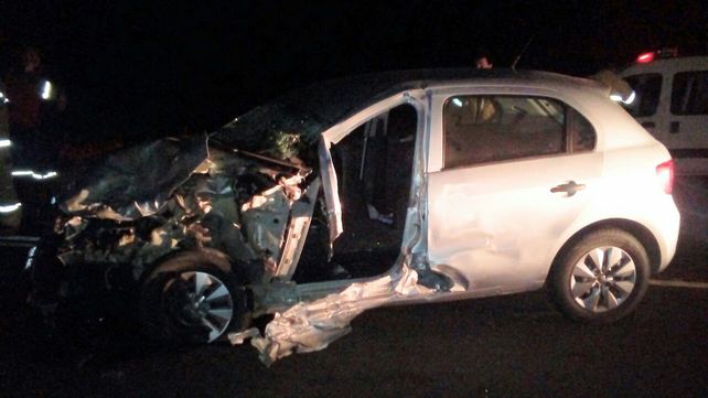 Impresionante accidente entre un camión y un tractor sobre la ruta provincial Nº1